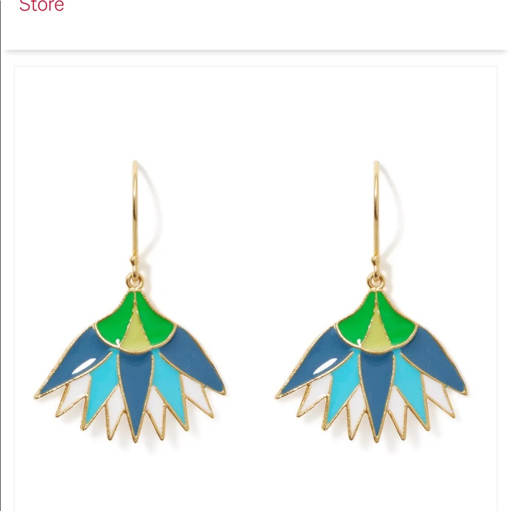 New Lotus Blossom Earrings from the Met Store